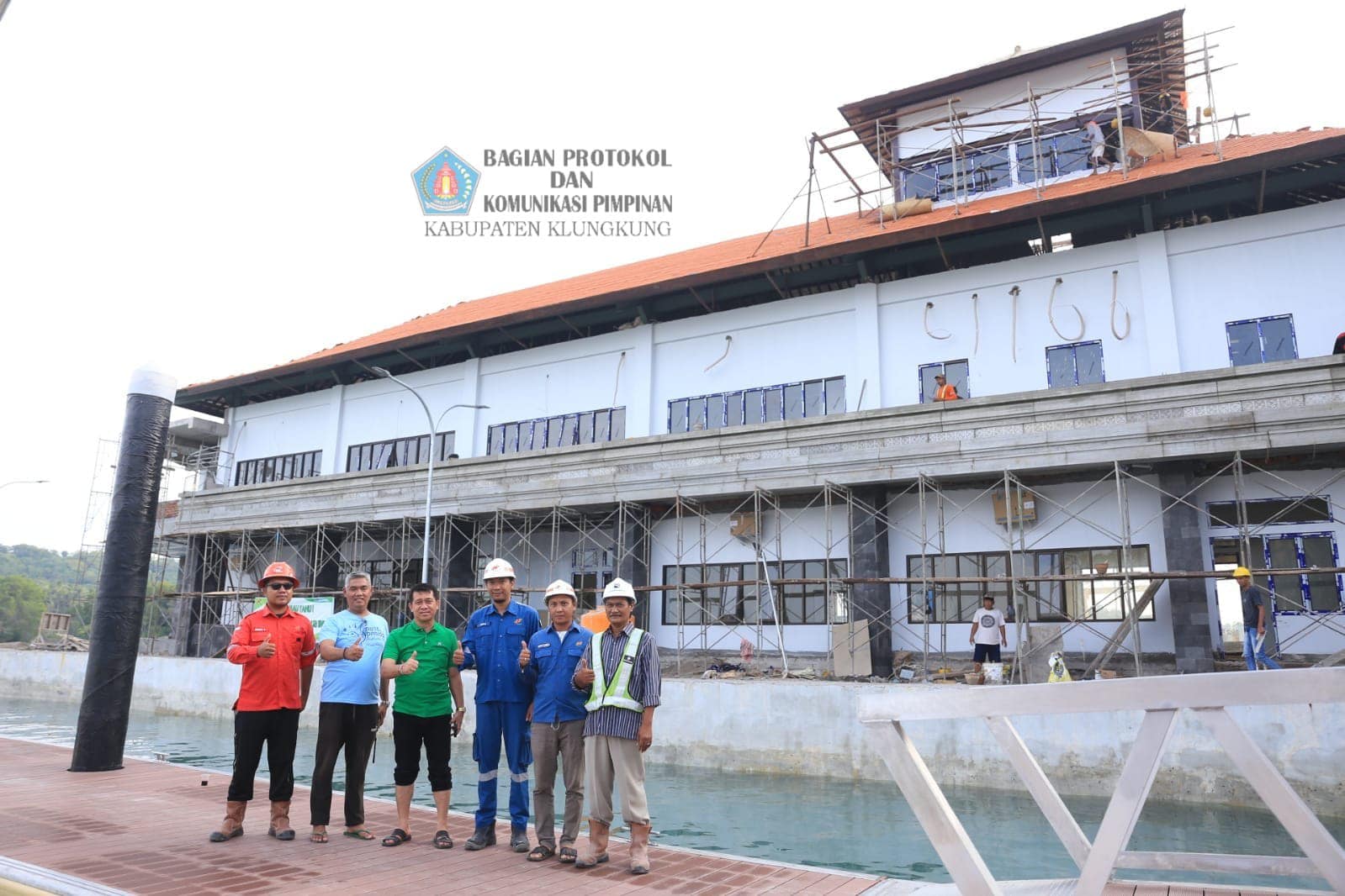 Progres Pembangunan Pelabuhan Bias Munjul, Nusa Ceningan, Kecamatan Nusa Penida