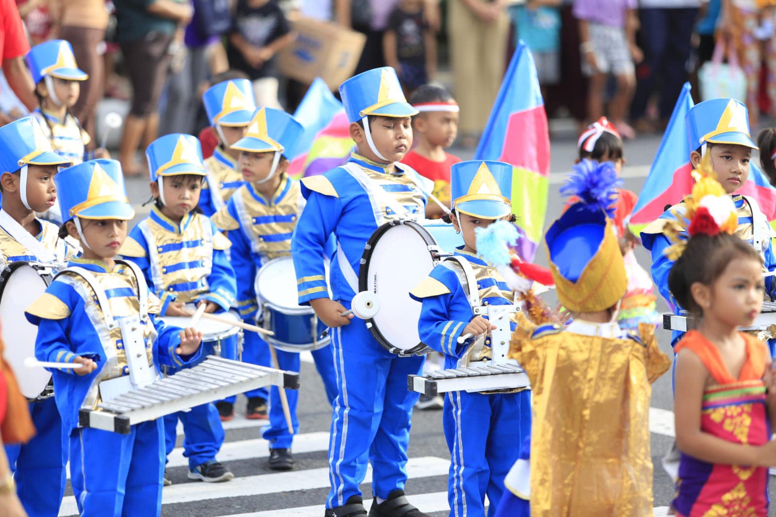 Bupati Suwirta Apresiasi Penampilan Parade Drumband TK dan Baleganjur SD se-Kabupaten Klungkung